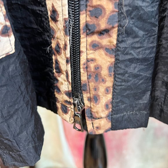 📌Jean Marc Philippe Marvelous Plus Size Two Way Zipper Animal Print Jacket - Picture 8 of 16